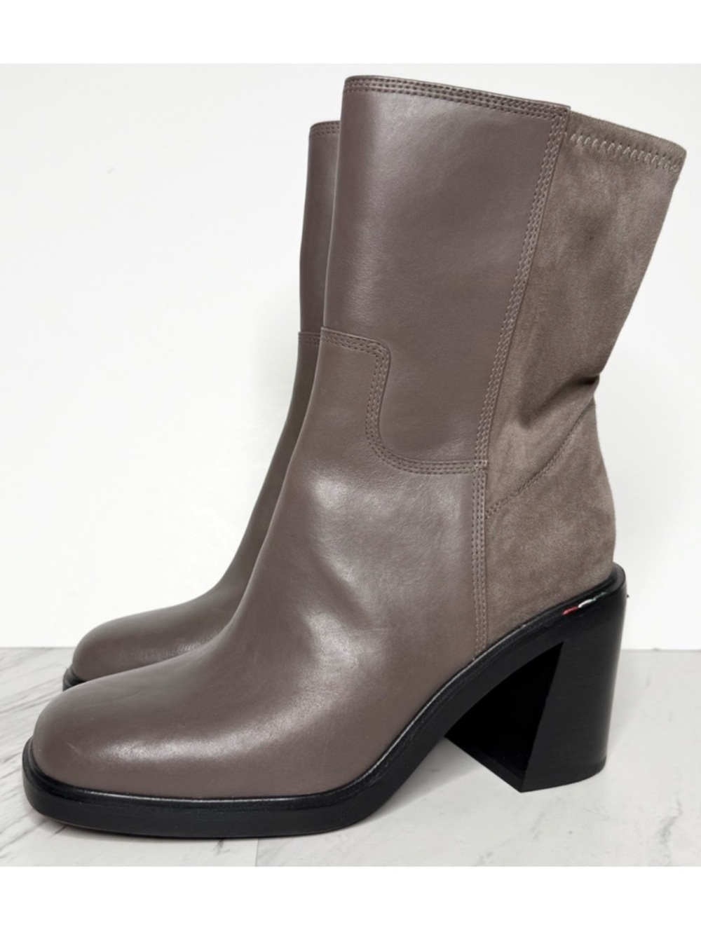 Franco Sarto Penelope Stacked Heel Boot 8M